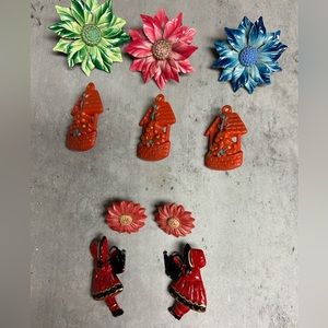 Vintage Lot of Ten - 1940’s Curtain Tie-Backs